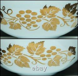 PYREX Vintage GOLDEN GRAPES Chip Dip Set Including Bracket EXCELLENT CONDITION