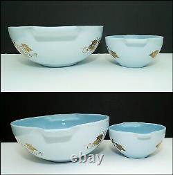 PYREX Vintage GOLDEN GRAPES Chip Dip Set Including Bracket EXCELLENT CONDITION