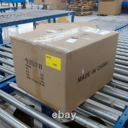 Pandaluna 15in White Milk Glass Vintage Semi Flush Ceiling Brass LED Chandelier