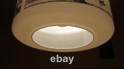 Pendant Ceiling Hanging Light White Glass ARLUS Vistosi Holmegaard French Milk