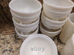 Pioneer Woman Milk Glass Tumblers And Sundae Bowls 6 Each (Local Pickup Only)