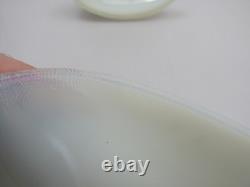 Portieux Vallerysthal Swimming Duck on Nest Covered Dish Milk Glass Vintage