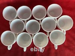 Punch Set Concord Milk Glass by McKee 10 Tall Made In USA