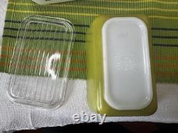 Pyrex 1960s Autumn Floral Verde Refrigerator complete set of 8 Pieces 501-503 B