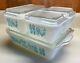 Pyrex Amish Butterprint Vintage Refrigerator Set(2)#501, #0502, #0503 + Lids