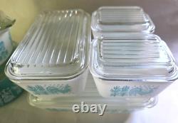 Pyrex Amish Butterprint 14pc lot Casseroles, Refrigerator dishes & lids VGC