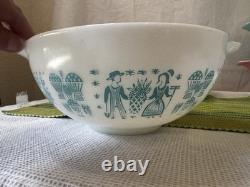 Pyrex Amish Butterprint Cinderella bowls complete set 441-444 (C)