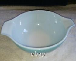 Pyrex Amish Butterprint Turquoise Cinderella Mixing Bowls 441 442 443 444