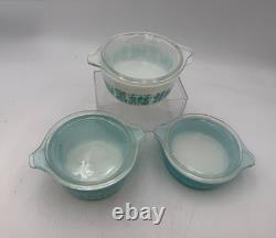 Pyrex Amish Butterprint mixing bowl set