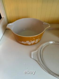 Pyrex Butterfly Gold Redesign Cinderella Bowls 441 442 443 + 474 475 Casseroles
