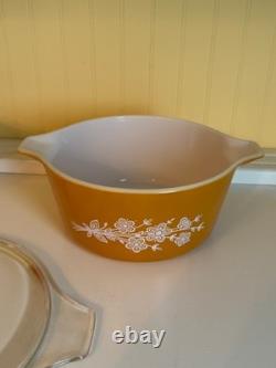 Pyrex Butterfly Gold Redesign Cinderella Bowls 441 442 443 + 474 475 Casseroles