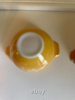 Pyrex Butterfly Gold Redesign Cinderella Bowls 441 442 443 + 474 475 Casseroles