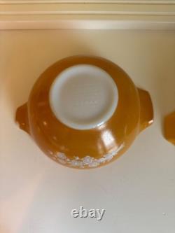 Pyrex Butterfly Gold Redesign Cinderella Bowls 441 442 443 + 474 475 Casseroles