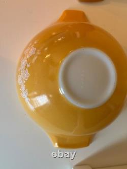 Pyrex Butterfly Gold Redesign Cinderella Bowls 441 442 443 + 474 475 Casseroles