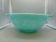 Pyrex Butterprint 4 Quart Cinderella Bowl(s) White/turquoise 444