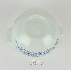 Pyrex Cinderella Mixing Bowl Set 4 Colonial Mist Blue White 441 442 443 444