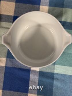 Pyrex Colonial Mist Casserole Set 473, 474, & 475 with Lids. 6pc