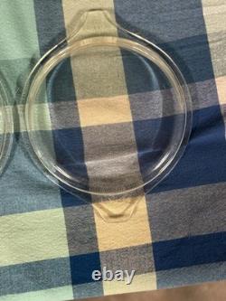 Pyrex Colonial Mist Casserole Set 473, 474, & 475 with Lids. 6pc