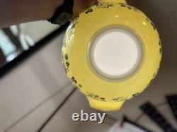 Pyrex Complete Gooseberry Yellow & White Cinderella Nesting Bowl Set 441-444
