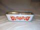 Pyrex Friendship Birds Flowers Refrigerator Ovenware Dish With Lid