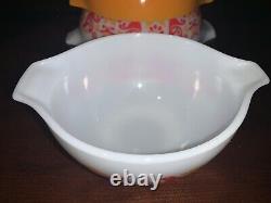 Pyrex Friendship Cinderella Mixing Bowls Set Of 3 Excellent Condition