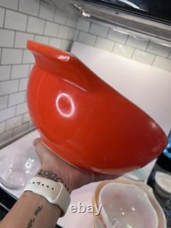 Pyrex Friendship Nesting Cinderella Mixing Bowls Full Set 441, 442, 443 & 444
