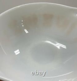 Pyrex Glass Orange Amish Butterprint 444 Cinderella Mixing Bowl