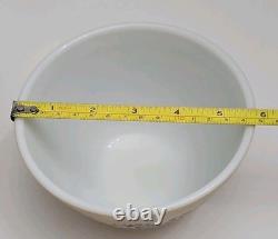 Pyrex Homestead Mixing Bowl Complete Set of 4 Tan & Blue Nesting 401 402 403 404