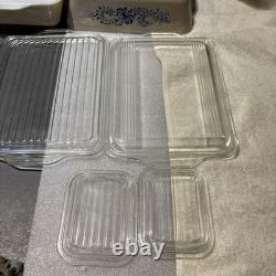 Pyrex Homestead Refrigerator Dish Complete set of 4 with Lids