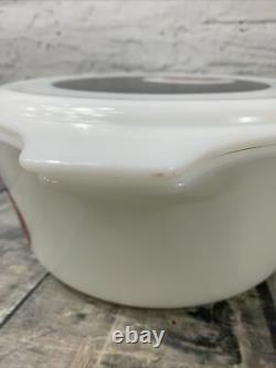 Pyrex Moon Deco #475- 2 1/2 Qt. Promotional Casserole WITH LID