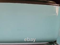 Pyrex Robins Egg Blue Turquoise Refrigerator Dish Set Fridgie Of 4 With Lids READ