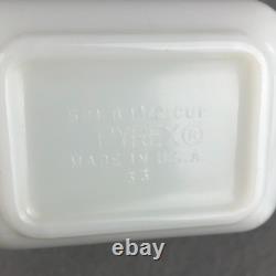 Pyrex Snowflake Garland Blue Refrigerator Set 503 502 501 Nesting Storage 1970s