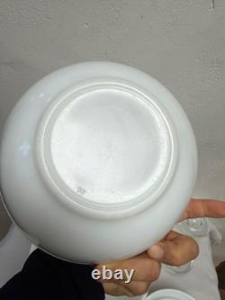 Pyrex True Opal White Nesting Mixing Bowl Unmarked Milk Glass No Pattern READ