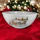 Rare 1940's Mckee Milk Glass Sleigh Ride Tom & Jerry Hazel Atlas Bowl Only 11