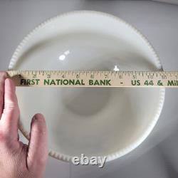 RARE 1940's McKee Milk Glass Sleigh Ride Tom & Jerry Hazel Atlas BOWL ONLY 11