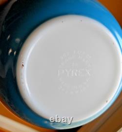 RARE 1969 Pyrex #402 1.5 QUART SOLID Blue Horizon Cinderella Nesting Mix Bowl