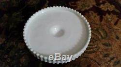 RARE EAPG U. S Glass / Tiffin Manhattan Milk Glass Cake Stand 15078, Vintage