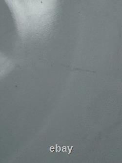 RARE Fenton Hobnail Milk Glass Pedestal Punch Bowl 12 Cups original Glass Ladle