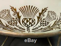 RARE / HTF Pyrex GOLDEN THISTLE #045 with Lid and Warming Rack