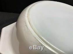 RARE / HTF Pyrex GOLDEN THISTLE #045 with Lid and Warming Rack