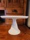 Rare Vintage Duncan And Miller Milk Glass Cake Stand Sandwich Design