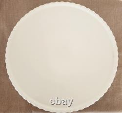 RARE Vintage Duncan and Miller Milk Glass Cake Stand Sandwich Design