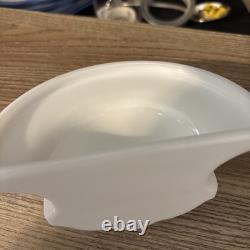 RARE! Vintage Fenton Lavabo White Milk Glass Hobnail Water Fountain Wall Planter
