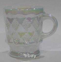 Rare Fire King USA KIMBERLY Iridescent Aurora Pearlized Lustre MUG Near perfect