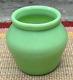Rare Jadeite Green Milk Glass Bean Pot Container Cansiter Jar Jadite Glass