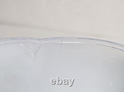Rare Portieux Vallerysthal Opaline White Milkglass Chef Lidded Opalescent Jar