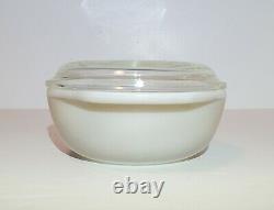 Rare Pyrex Dove Gray 080 Mini Casserole Bowl With Lid HTF Grey