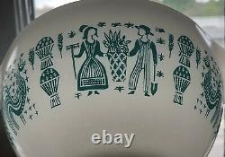 Rare Pyrex Lady on the Left Reverse Print 441 Cinderella Butterprint Bowl