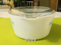 Rare Vintage Pyrex Corning Glass Works Greencastle PA 473 Casserole Dish with Lid