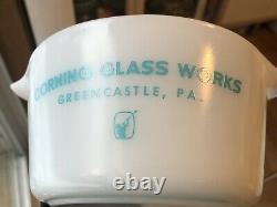 Rare Vintage Pyrex Corning Glass Works Greencastle PA 473 Casserole Dish with Lid